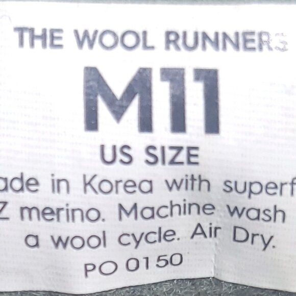 Allbirds Mizzles Men's Size US 11 Thunder Green Merino Wool Runner Sneakers - Picture 8 of 8